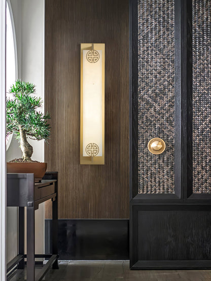 Delmar Alabaster Wall Lamp