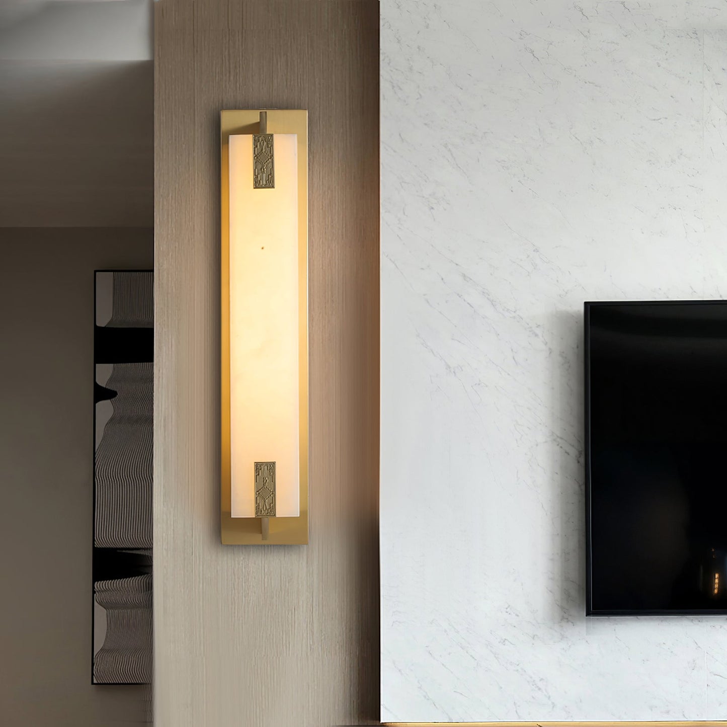 Delmar Alabaster Wall Lamp