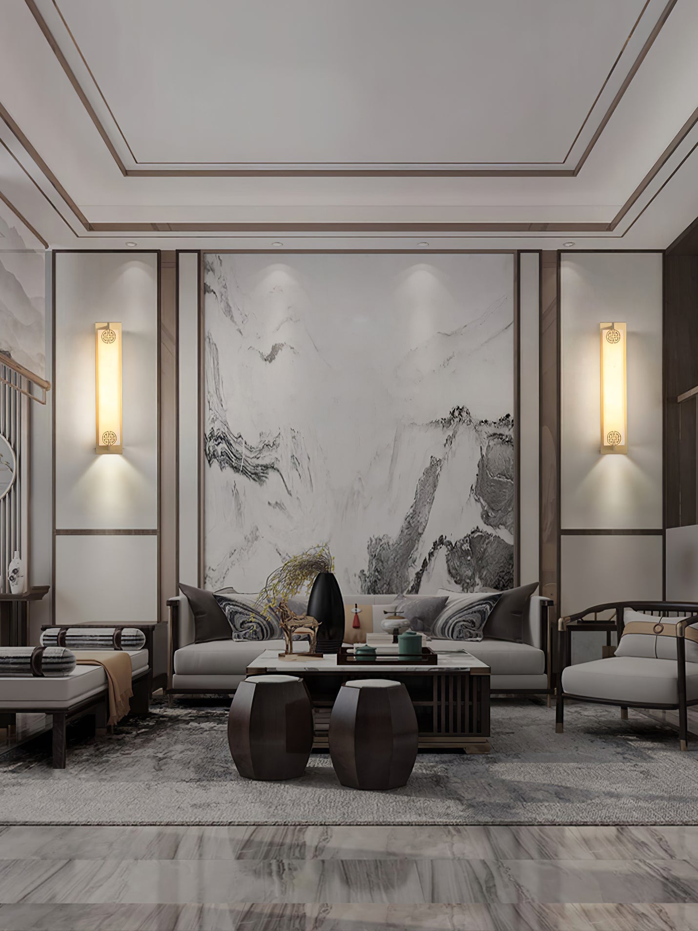 Delmar Alabaster Wall Lamp
