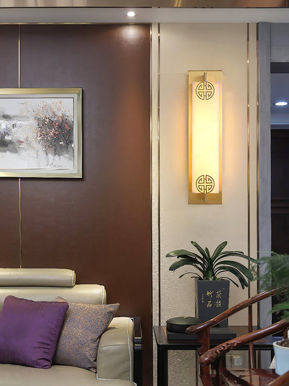 Delmar Alabaster Wall Lamp