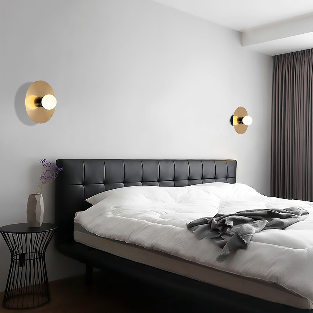 Disc And Sphere Wall Lamp