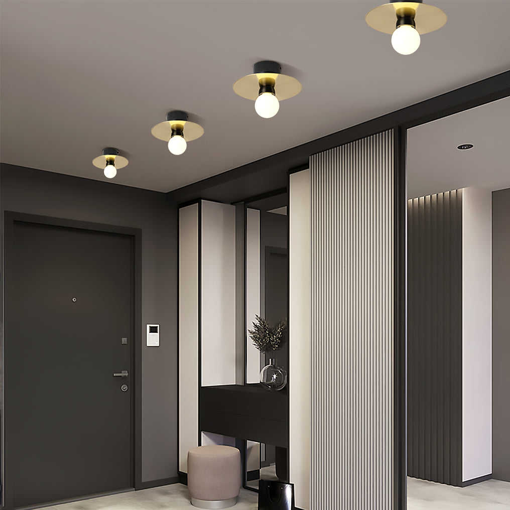 Disc And Sphere Wall Lamp
