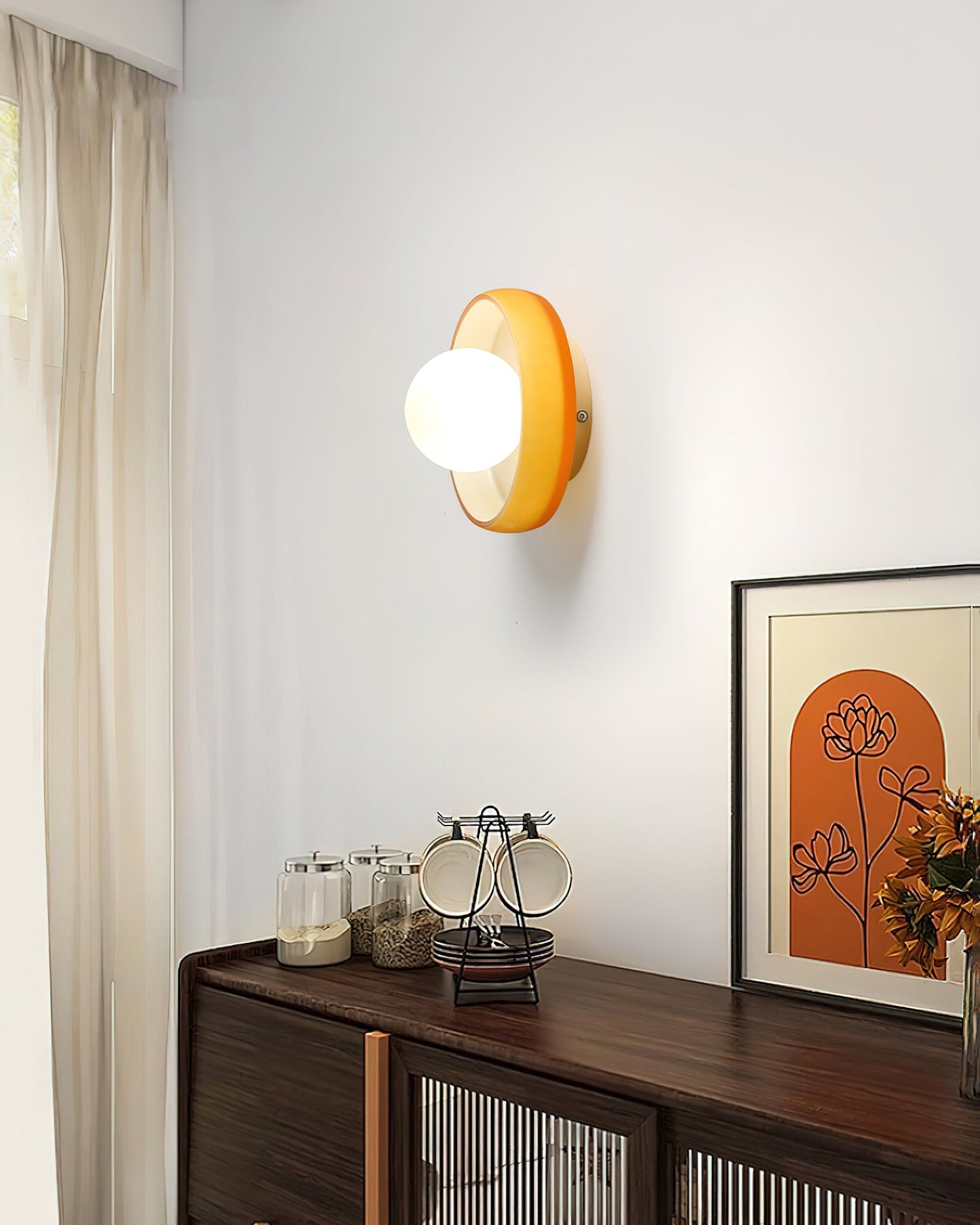 Disc Orb Ceiling Light