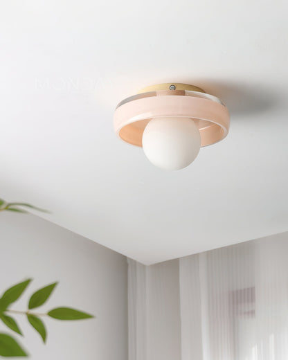 Disc Orb Ceiling Light