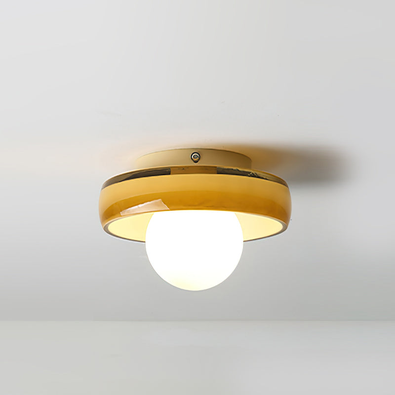 Disc Orb Ceiling Light
