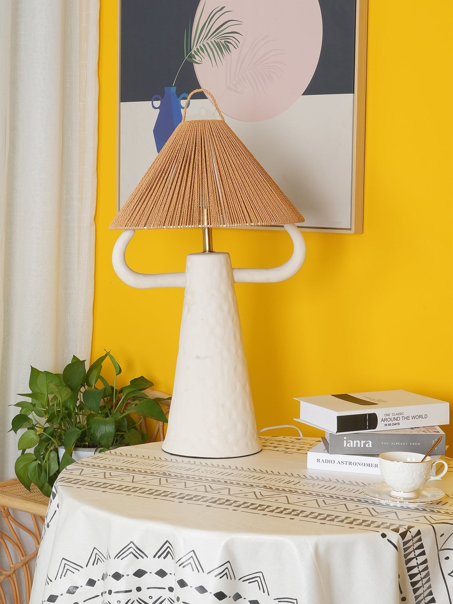 Horns Ceramic Table Lamp