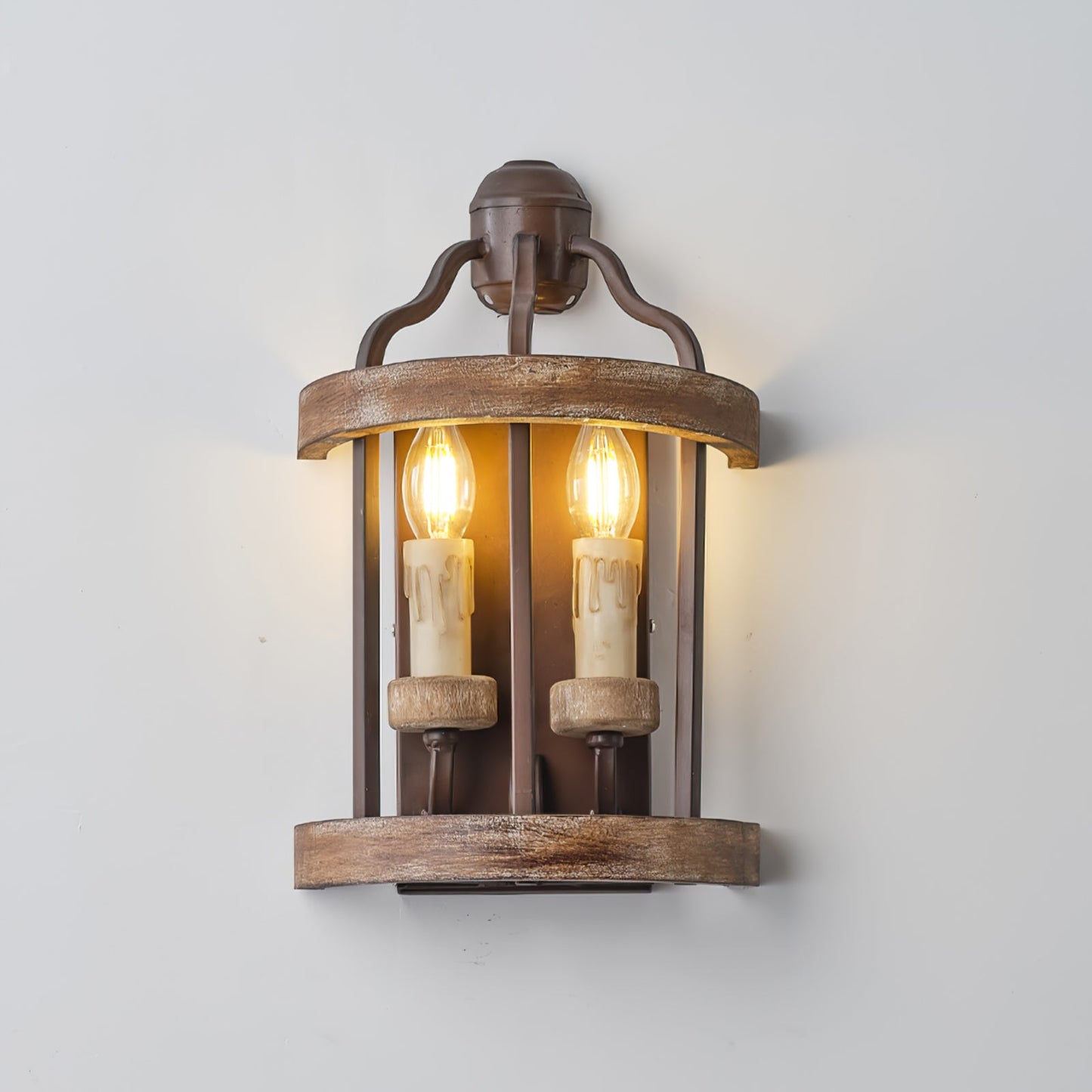 Double Candle Wall Lamp