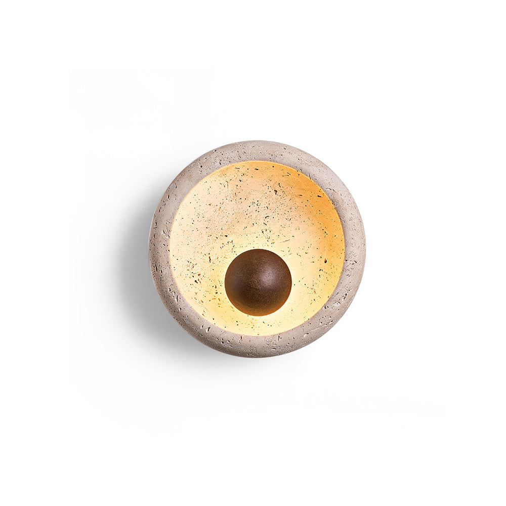 Eala Travertine Wall Lamp
