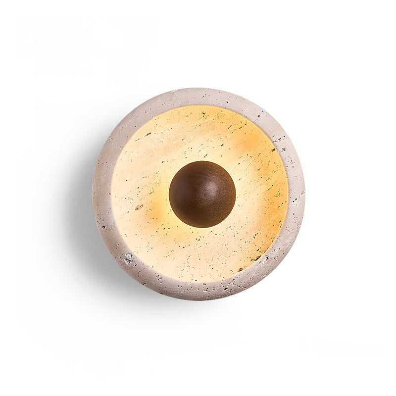 Eala Travertine Wall Lamp