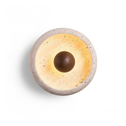 Eala Travertine Wall Lamp