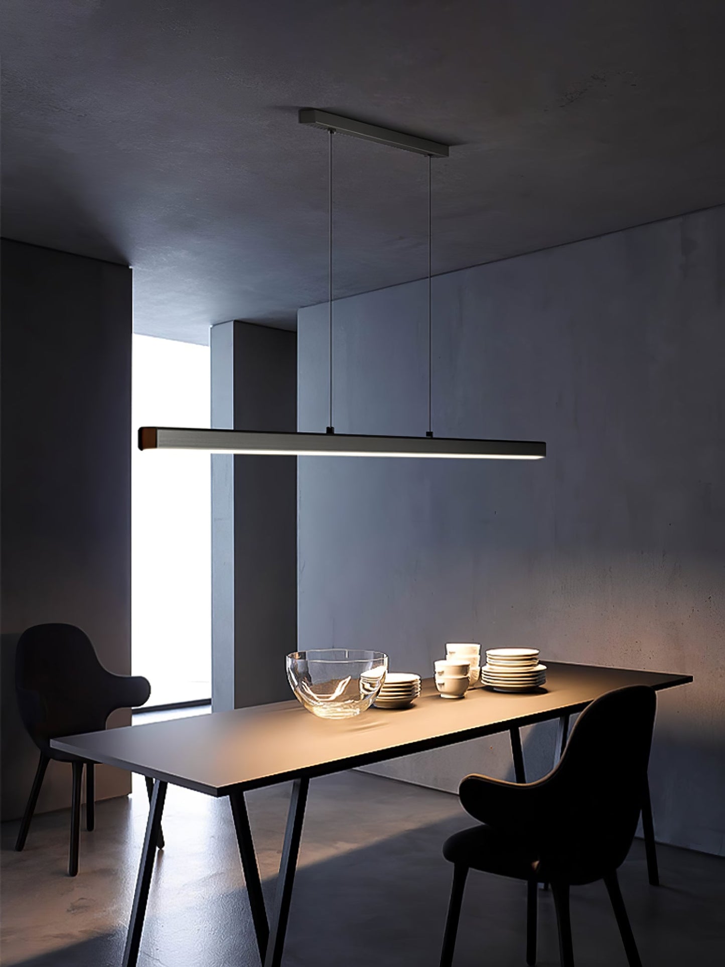 Edge Linear Island Chandelier