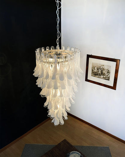 Elara Petal Glass Chandelier