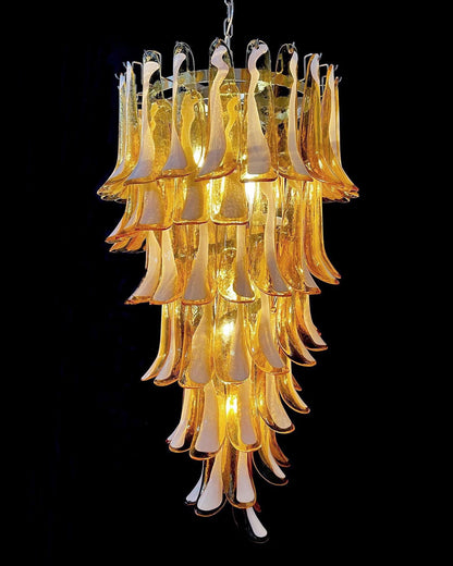 Elara Petal Glass Chandelier