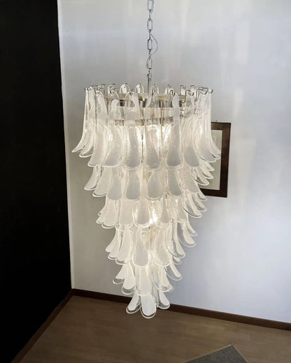 Elara Petal Glass Chandelier
