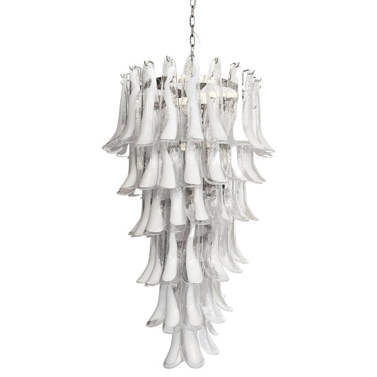 Elara Petal Glass Chandelier