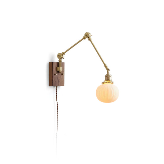 Elia Swing Arm Plug In Wall Lamp