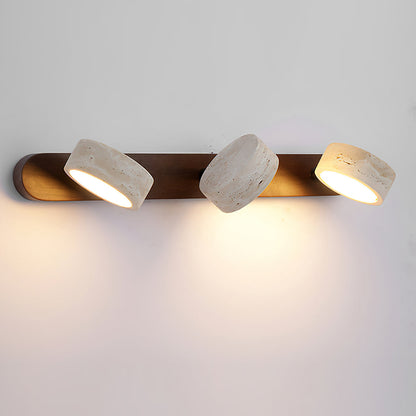 Elias Travertine Wall Lamp