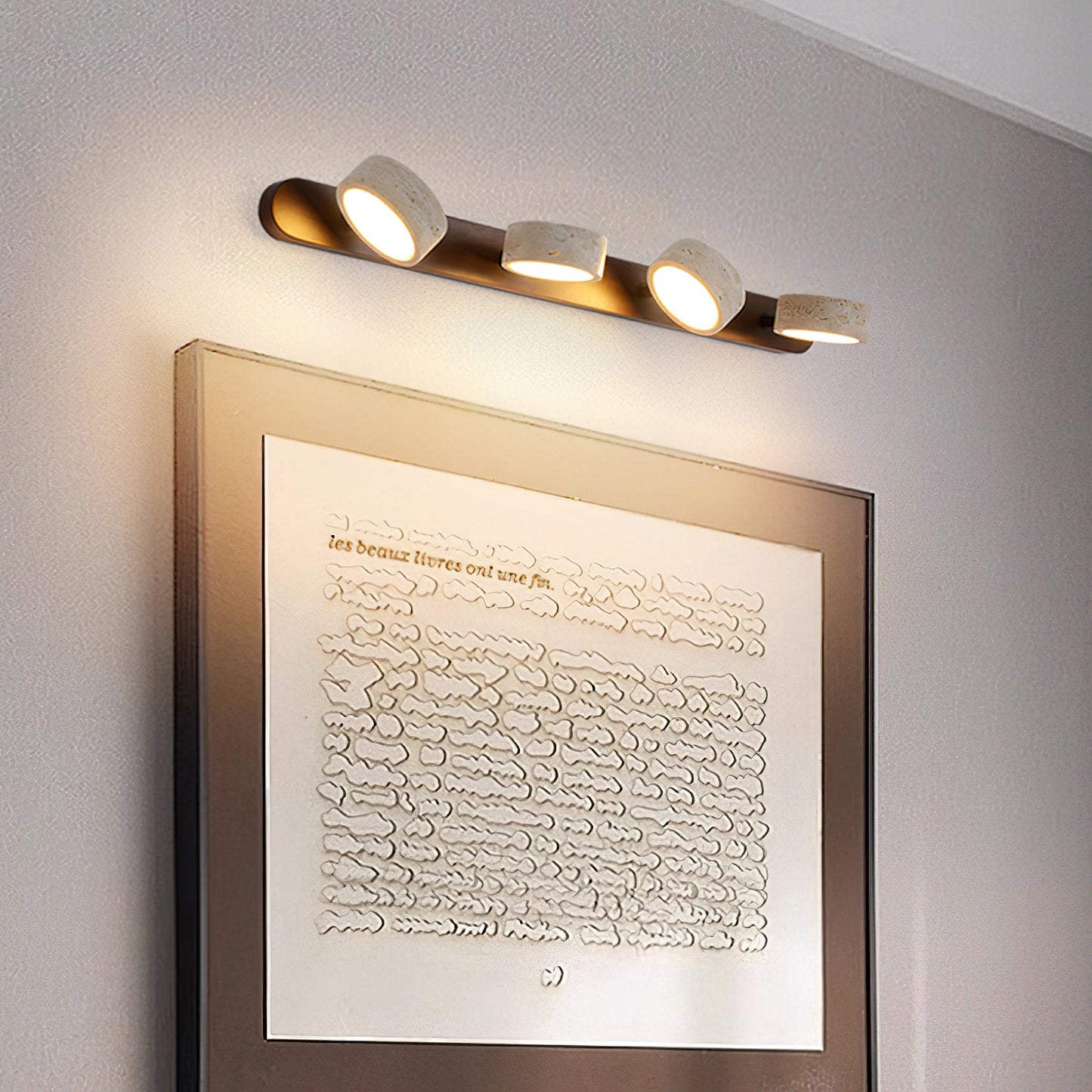 Elias Travertine Wall Lamp