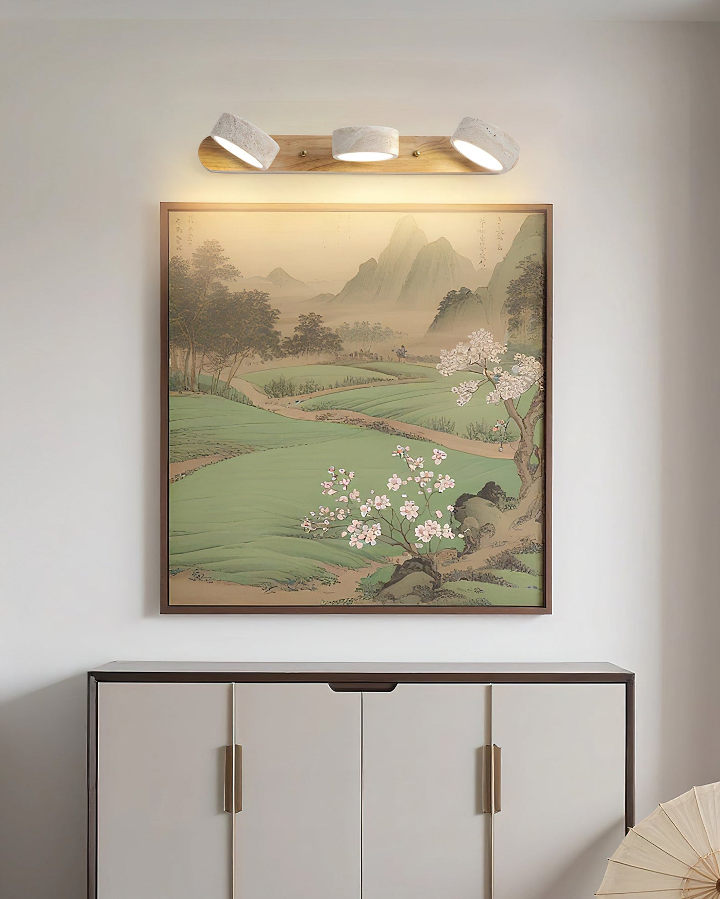 Elias Travertine Wall Lamp