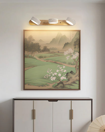 Elias Travertine Wall Lamp