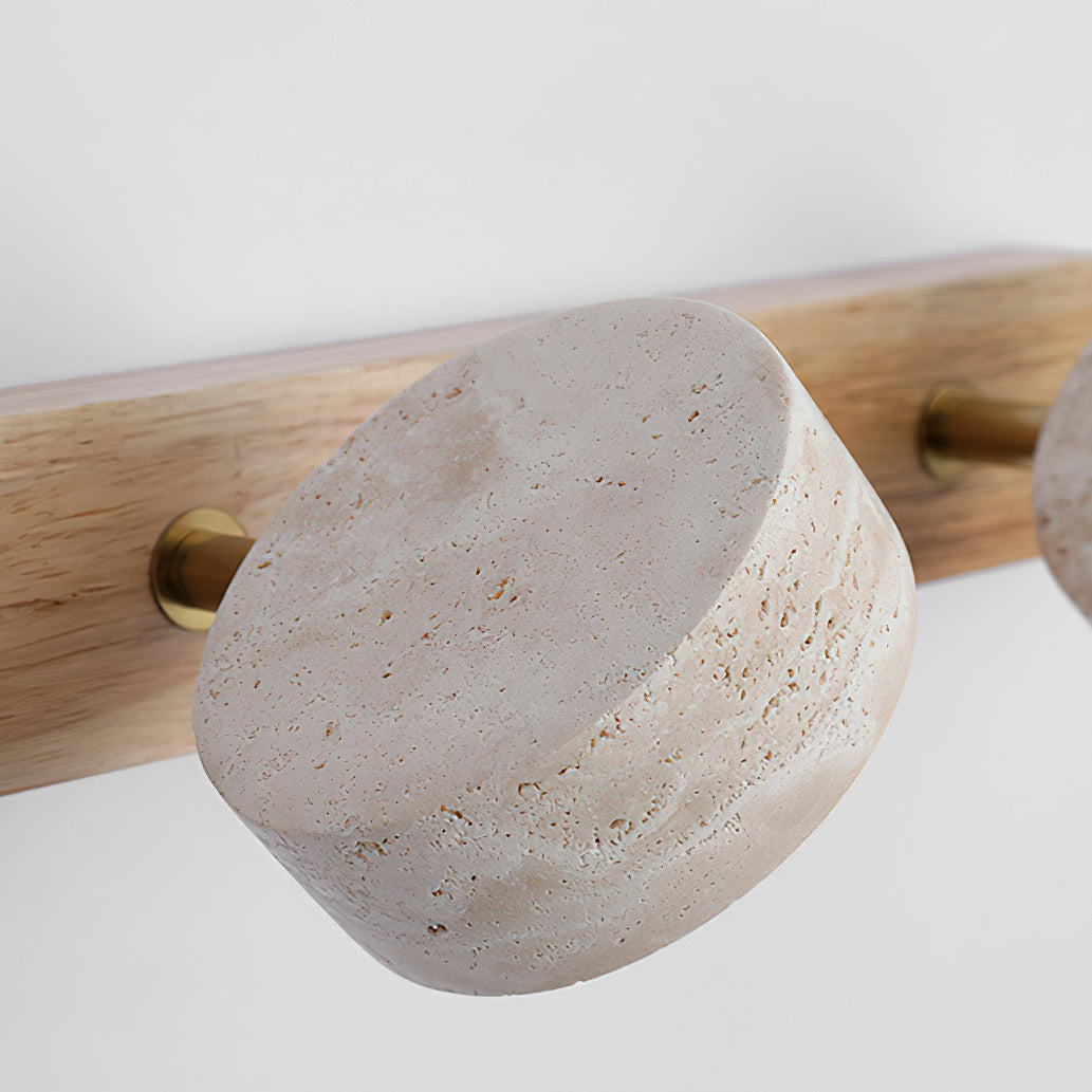 Elias Travertine Wall Lamp