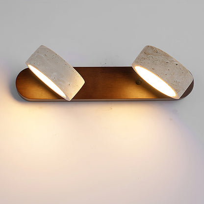 Elias Travertine Wall Lamp