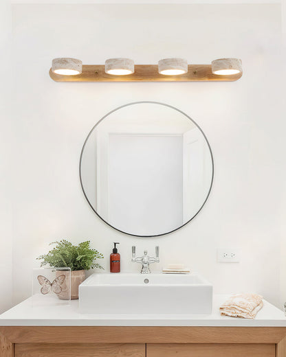 Elias Travertine Wall Lamp