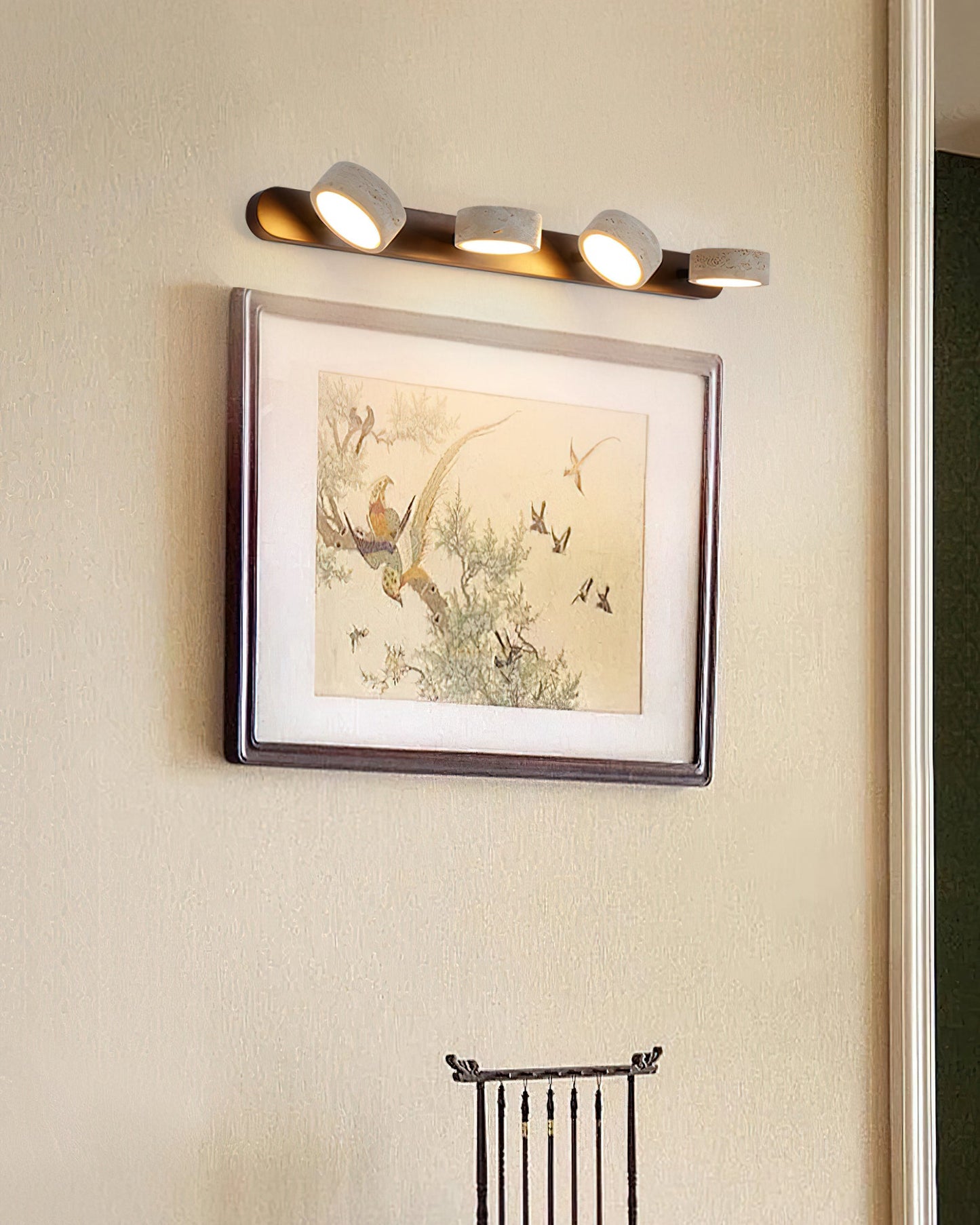 Elias Travertine Wall Lamp