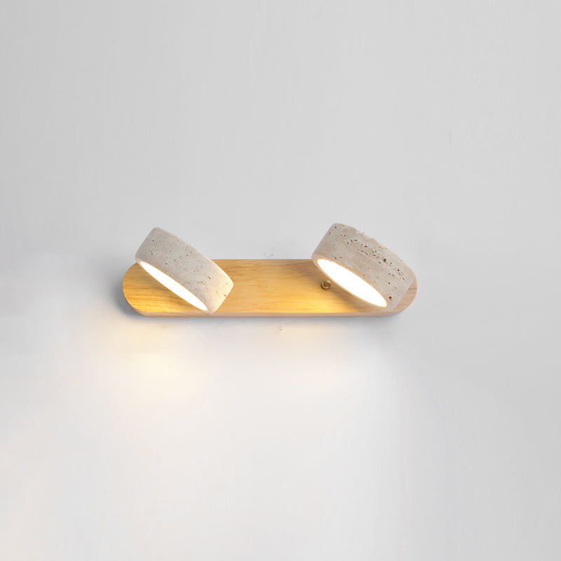 Elias Travertine Wall Lamp