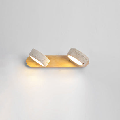 Elias Travertine Wall Lamp