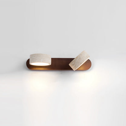 Elias Travertine Wall Lamp