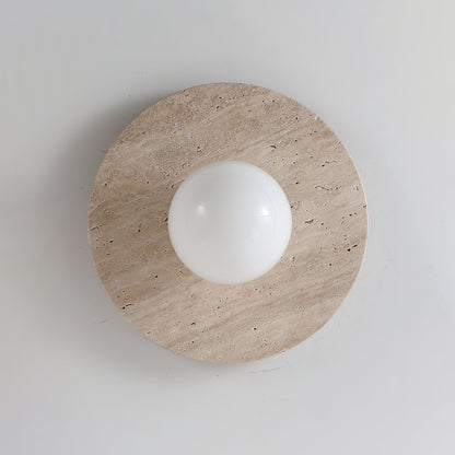 Elira Travertine Wall Lamp