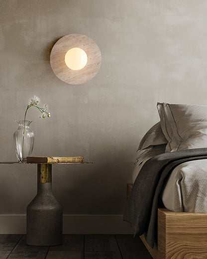 Elira Travertine Wall Lamp