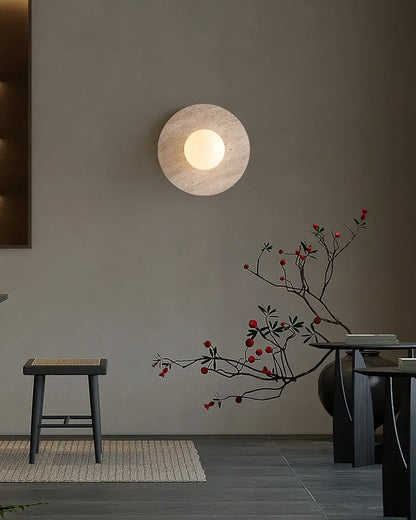 Elira Travertine Wall Lamp