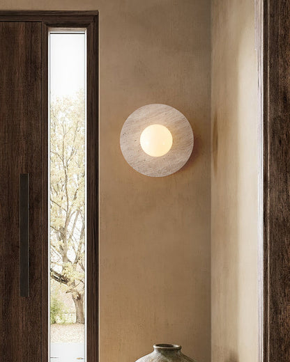 Elira Travertine Wall Lamp