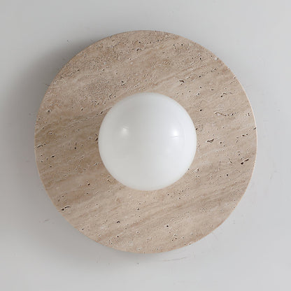 Elira Travertine Wall Lamp