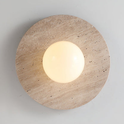 Elira Travertine Wall Lamp