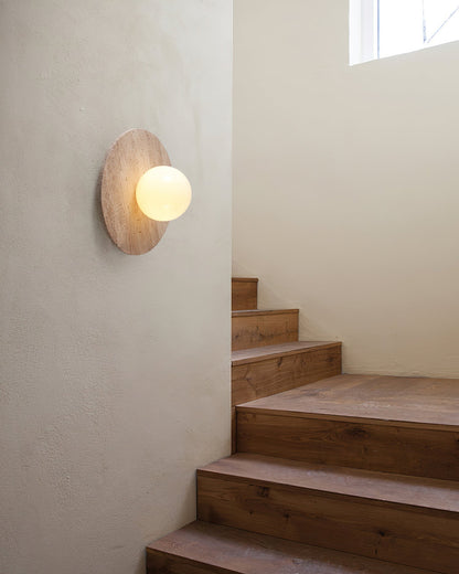 Elira Travertine Wall Lamp