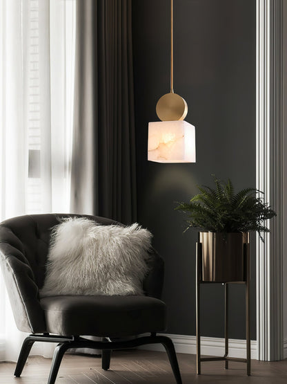 Obolus Alabaster Pendant Light
