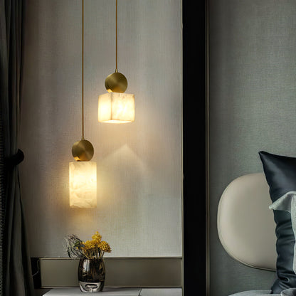 Obolus Alabaster Pendant Light
