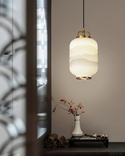 Ezio Tall Mini Glass Pendant Lamp