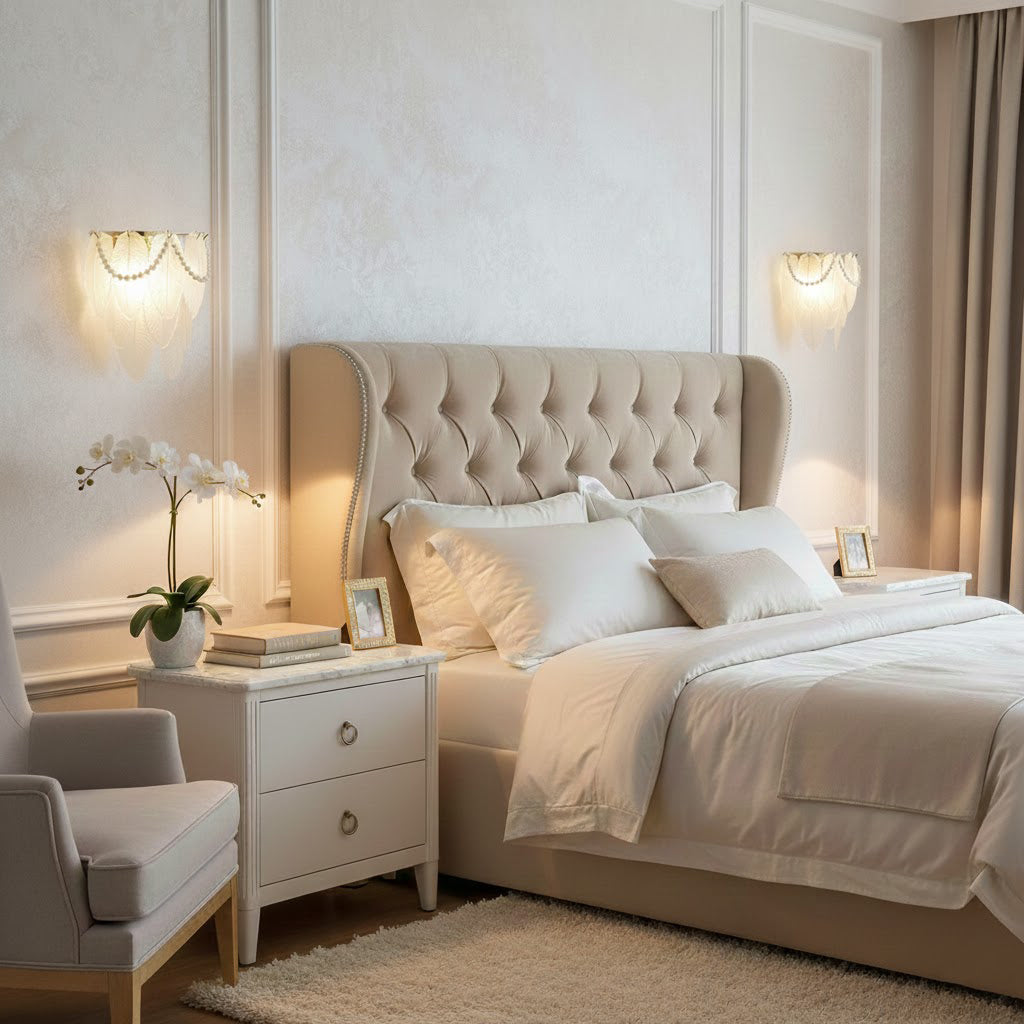 Feather Pearl Wall Lamp