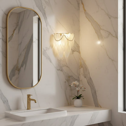 Feather Pearl Wall Lamp