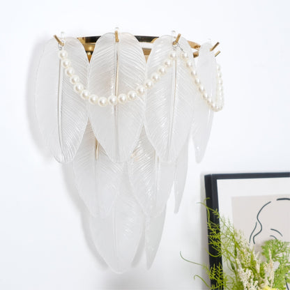 Feather Pearl Wall Lamp