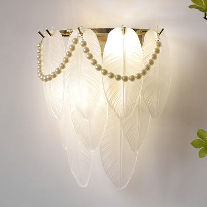 Feather Pearl Wall Lamp