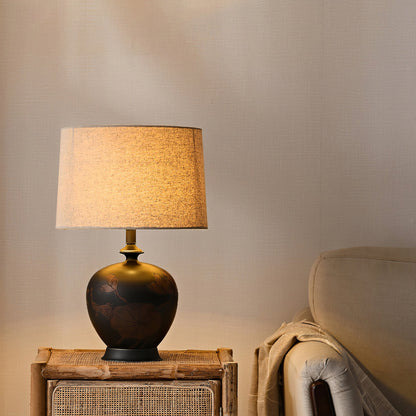 Fish Motif Ceramic Table Lamp