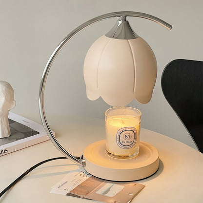 Floral Candle Table Lamp