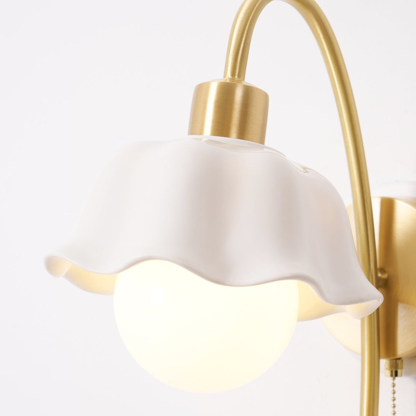 Flower Ceramic Wall Lamp