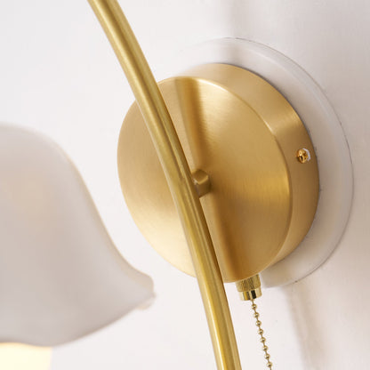 Flower Ceramic Wall Lamp