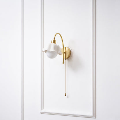 Flower Ceramic Wall Lamp